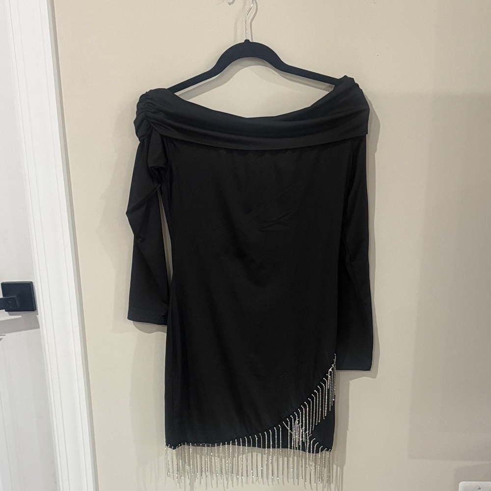 Chicme Black Polyester Dress